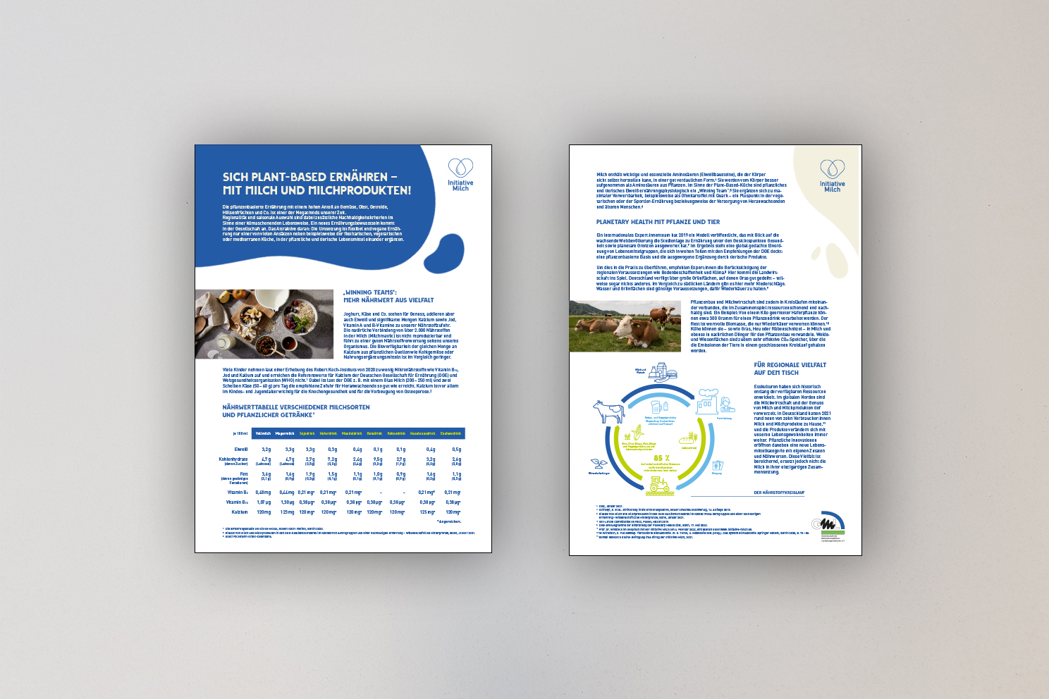 Flyer Ernährung plant-based